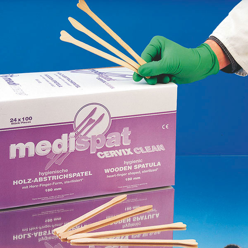 [13841-01] CELLTIP Medispat Cervix Clean Smear Spatula, wood