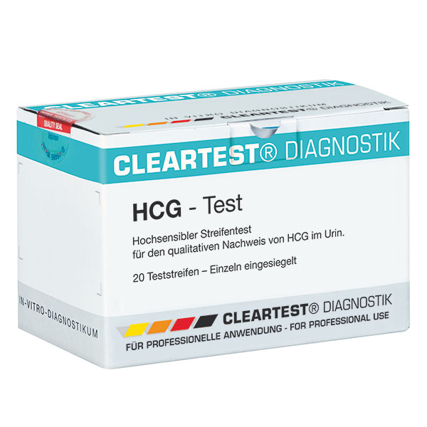 CLEARTEST HCG - Schwangerschafts-Teststreifen, einzeln