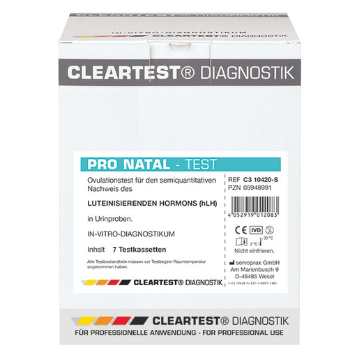 [20677-01] CLEARTEST Pro Natal Ovulationstest