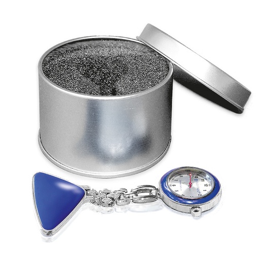 [10569-01] RATIOMED Nurse watch with clip blue/silver