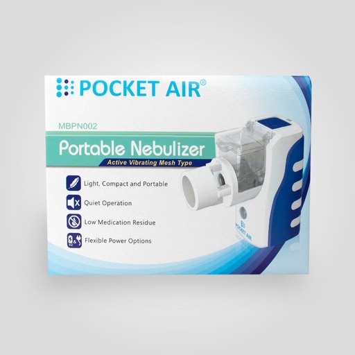 [22906-01] POCKET AIR Komfort Set Inhalationsgerät tragbarer Mesh Medikamentenvernebler