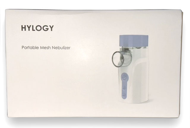 Hylogy tragbarer Inhalator Vernebler Inhalationsgerät mit Mundstück und Mask.