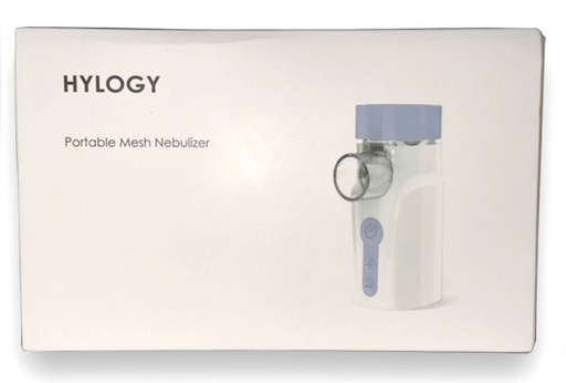 [25024-01] Hylogy portable inhaler nebulizer inhalation device with mouthpiece and mask.
