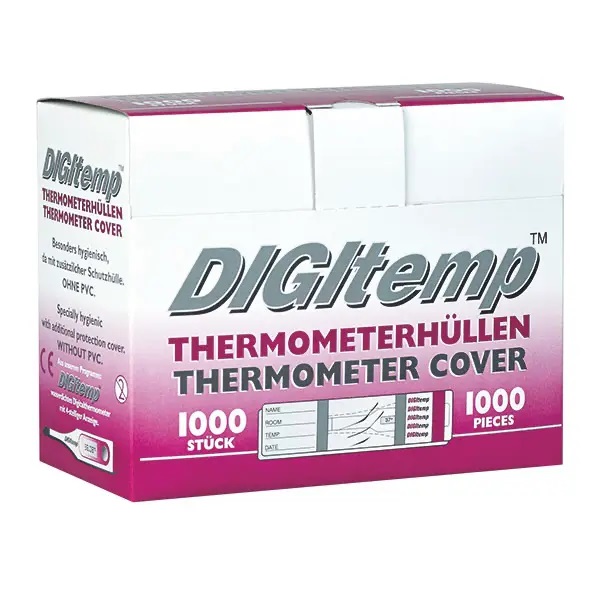 DIGITEMP Thermometer Sheath without Lubricant for Digital Clinical Thermometers