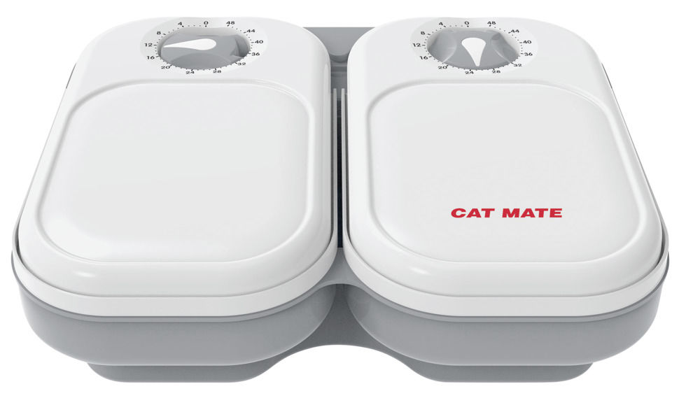 KERBL Cat Mate Feeder C200 grey/white