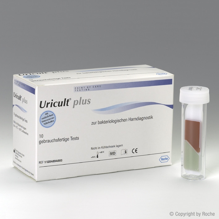 ROCHE Uricult Plus CLED-Agar / MacConkey-Agar