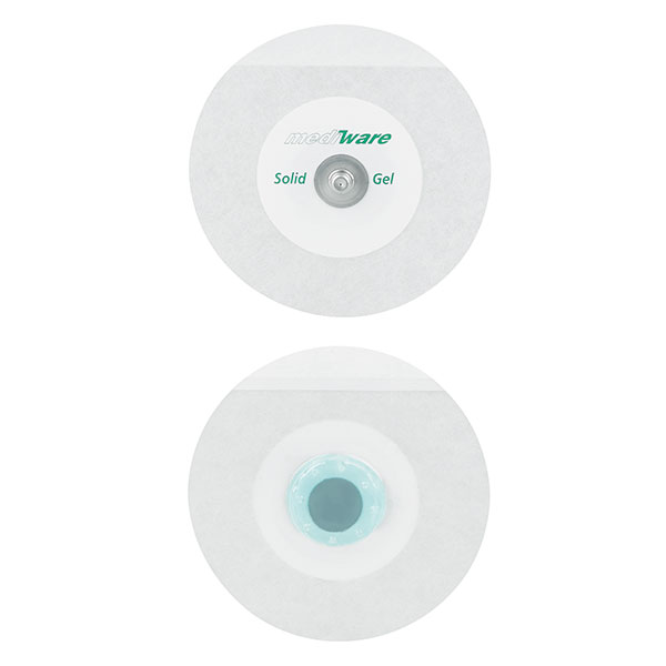 MEDIWARE Textil-Elektrode für Langzeitanwendung Druckknopf-Anschluss Ø 55mm