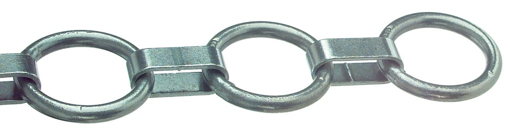 GÖBEL Flachglieder-Halskette 9 Ringe 