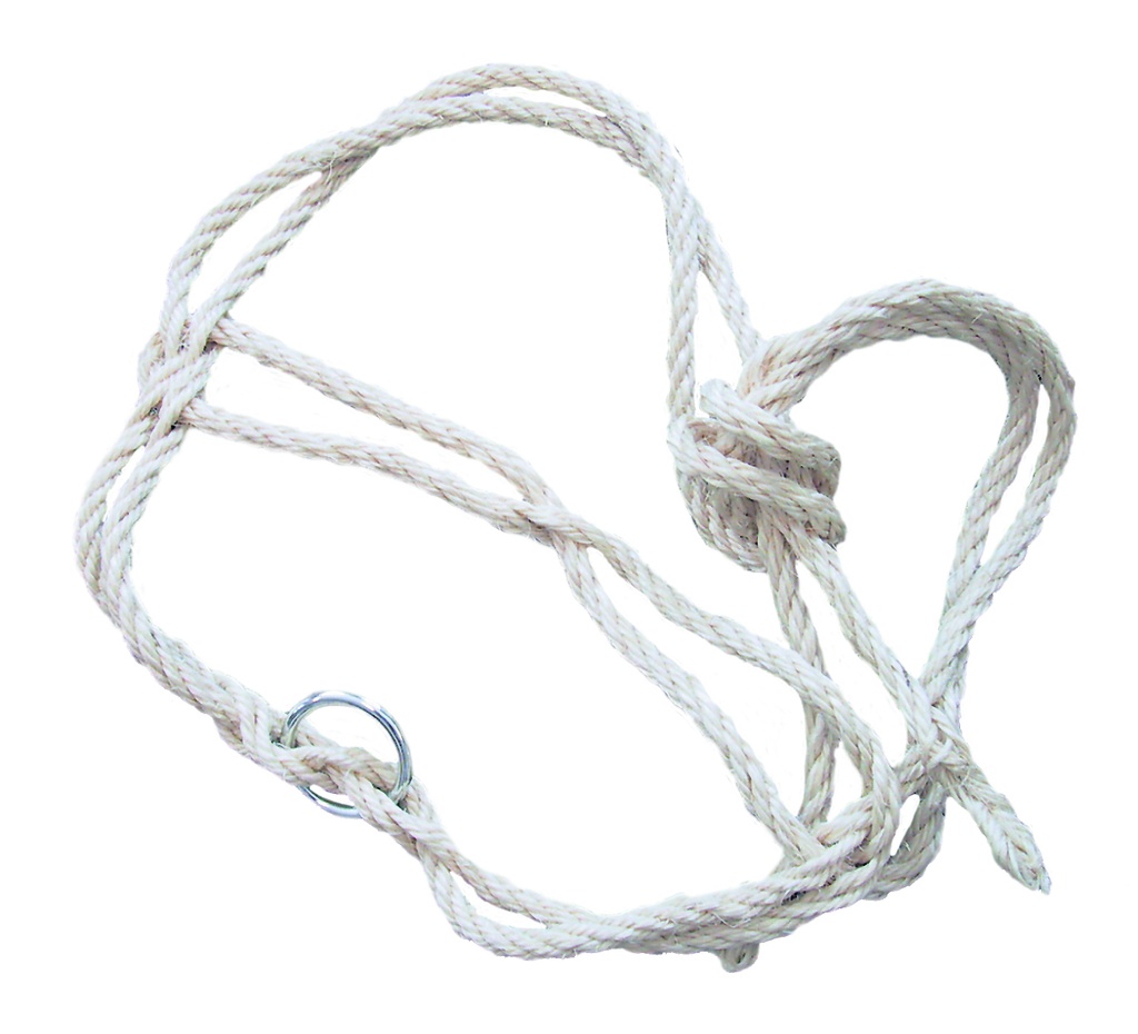 GÖBEL Sisal Rope halter double with ring