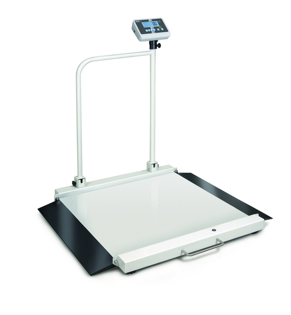 KERN Wheelchair scale with handrail