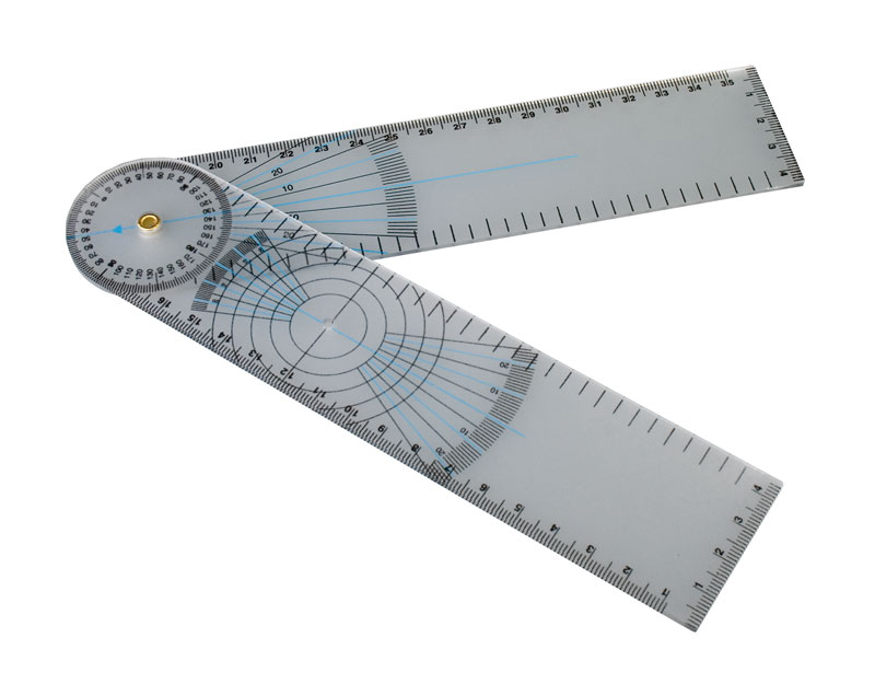ERLERZIMMER Winkelmesser aus Kunststoff