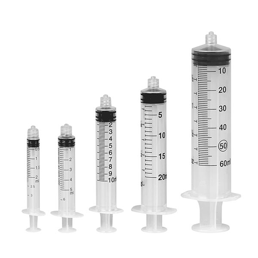 MEDIWARE Disposable syringes with Luer Lock tip