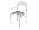 BISCHOFF & BISCHOFF Tobago Shower chair with soft pad insert foldable