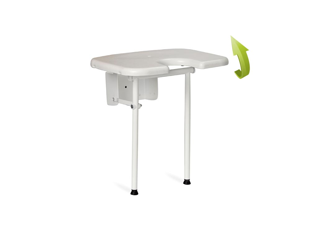 Nordic Folding shower seat WALL – Hygiene seat