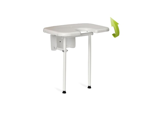 [21074-01] Nordic Duschklappsitz WALL – Hygiene-Sitz