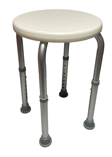 [22998-01] MEDDAX Shower stool white