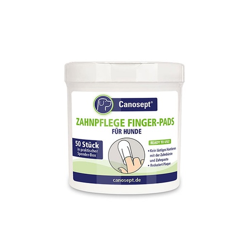 [23120-01] CANOSEPT Zahnpflege-Pads für Hunde 50 Stk.