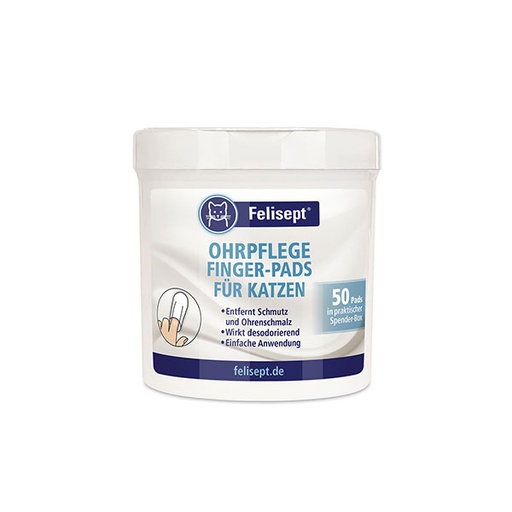 [23125-01] FELISEPT Ohrpflege-Pads für Katzen 50 Stk.