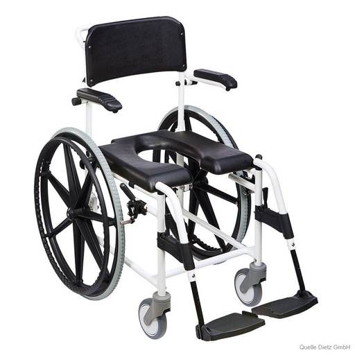 [24798-01] DIETZ Shower Toilet Chair Levina, white