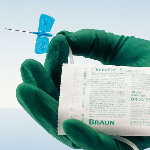 B.BRAUN Venofix A Venipuncture needle individual with Luer Lock