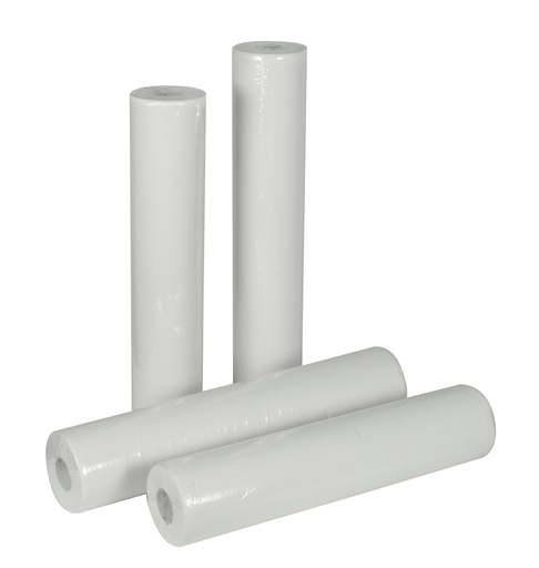 AMPRI Liegen-Abdeckrollen weiß 2-lagig / 9Rollen