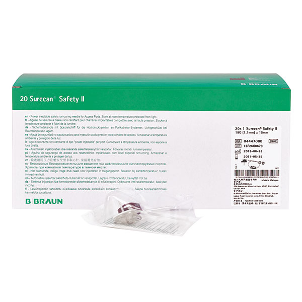 B.BRAUN Surecan Safety II Safety port needles