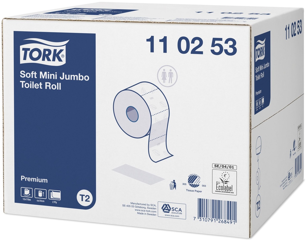 TORK Premium Toilet paper, Mini Jumbo Roll