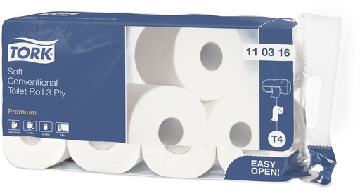 [11152-01] TORK Premium Toilettenpapier Kleinrolle, 3-lagig