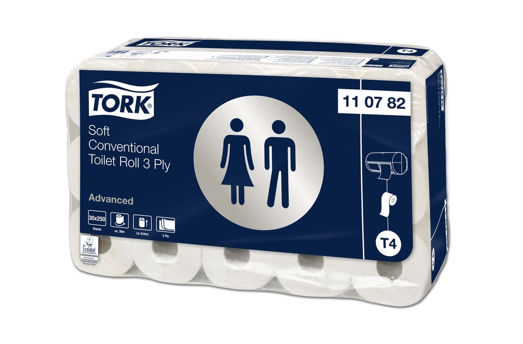 TORK Premium Toilet paper Small roll, 3-ply T4