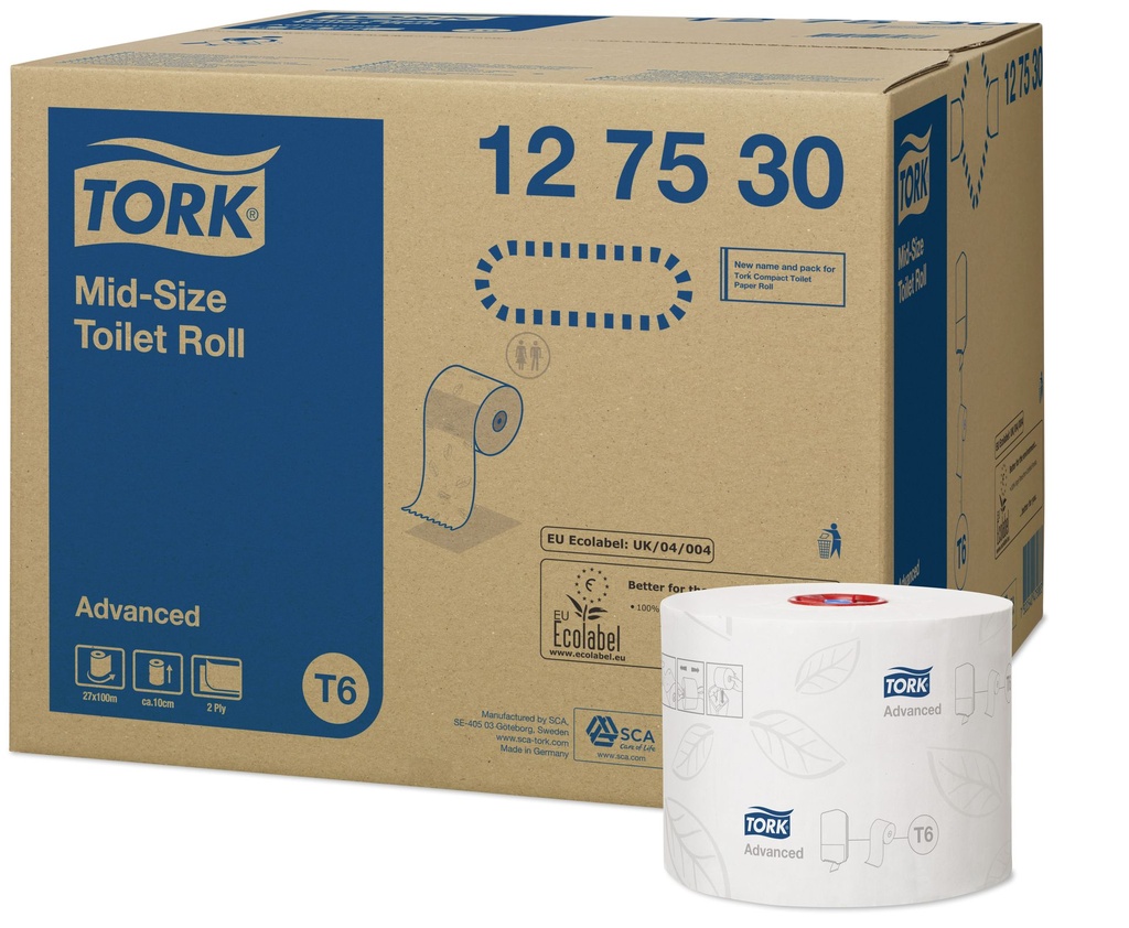 TORK Advanced Toilet paper Compact