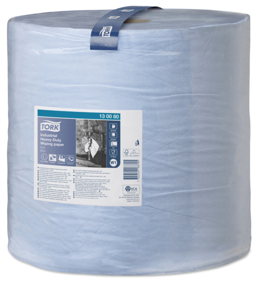 TORK Extra Starke Industrie Papierwischtücher Großrolle W1