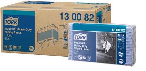 [11271-01] TORK Extra Strong Industrial Paper Wipes W4 Single sheet system