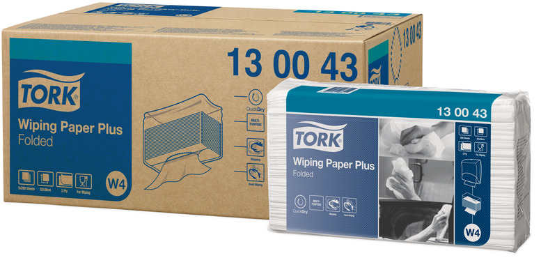 TORK Strong Multi-purpose Paper wipes 2-ply white