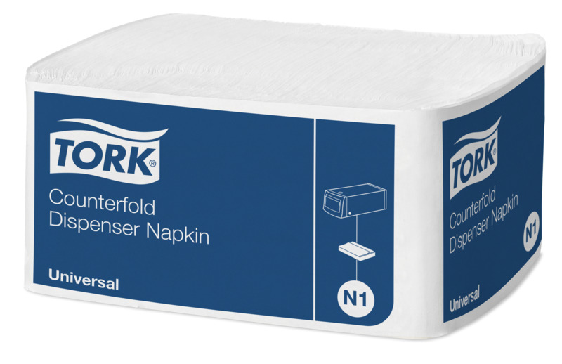 TORK Counterfold Weiße Spenderservietten