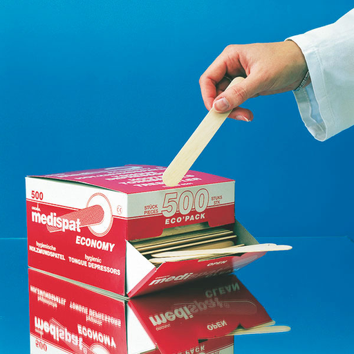 [12516-01] Medispat Wooden tongue depressors Eco Pack