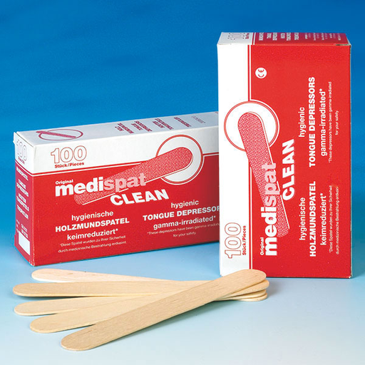 [12517-01] Medispat Clean Holzmundspatel ca. 150 x 20 mm