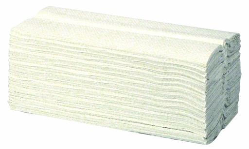 [15114-01] RACON premium Folded towels nature white tissue 2-ply with C-fold 25 x 31cm