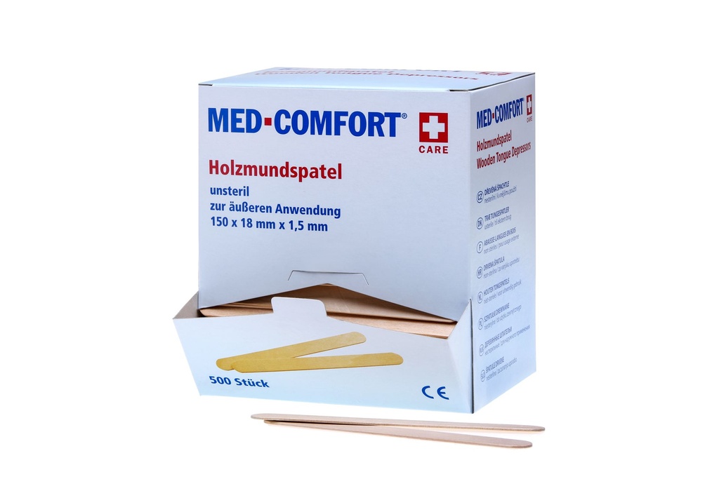 AMPRI Med Comfort Holzmundspatel unsteril