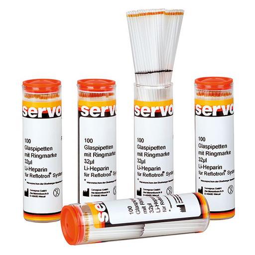 [20612-01] SERVOPRAX Spezialkapillare für Reflotron, 75 mm