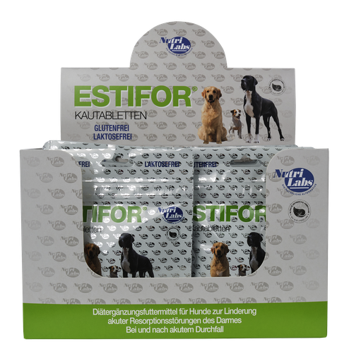 [24377-01] NUTRILABS ESTIFOR Kautabletten 12 Beutel à 10 Stück