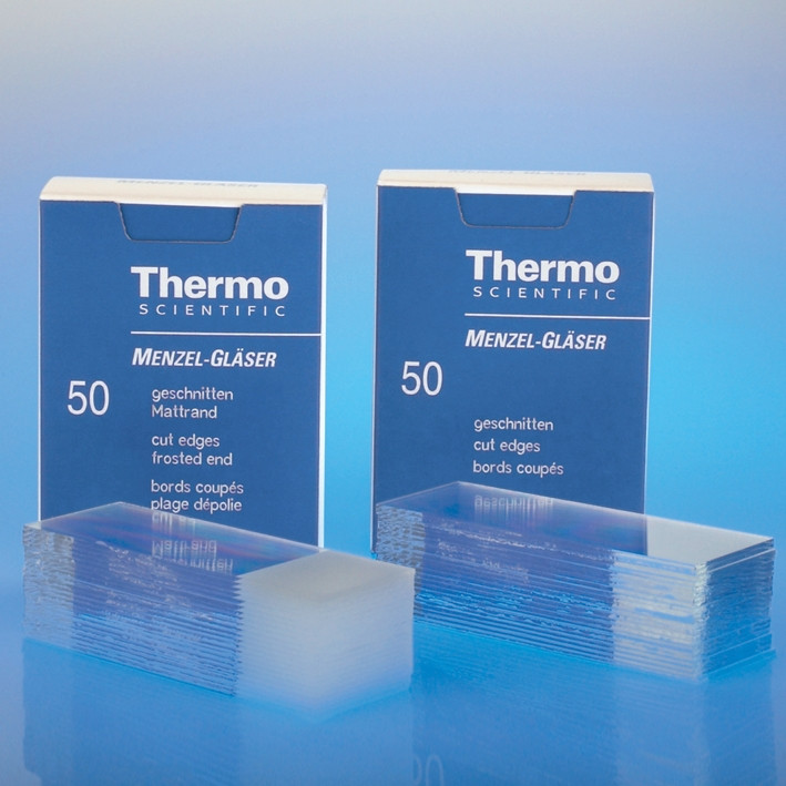 THERMO Microscope slides, 76 x 26 mm 50 pieces