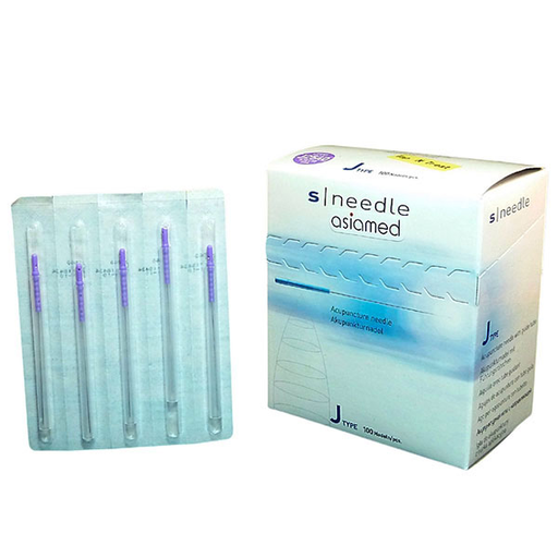 ASIAMED S-Needle Akupunkturnadeln Typ J mit Führungsröhrchen