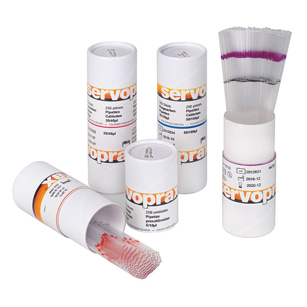 SERVOPRAX Double ring mark pipettes Special sizes
