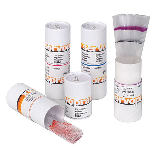 SERVOPRAX Double ring mark pipettes Special sizes