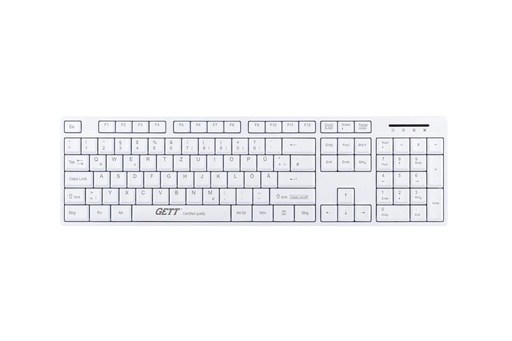 GETT Cleantype Easy Basic Plastic keyboard for medical area USB DE Layout