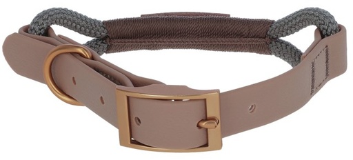 KERBL Halsband Monte Carlo, grau / taupe