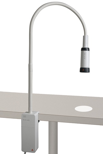[10801-01] HEINE EL 10 LED Examination light with clamp mount for table mounting