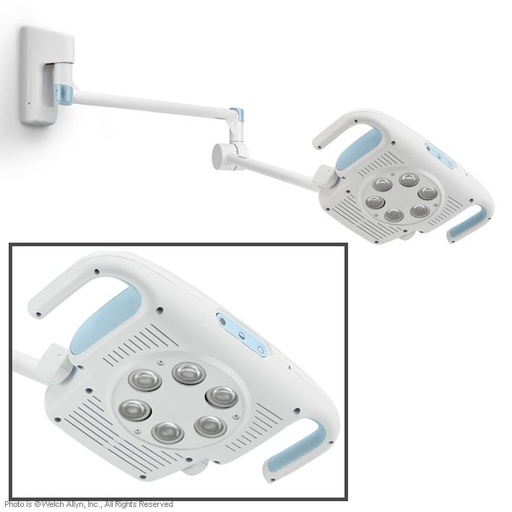 [10807-01] WELCHALLYN GS 900 große LED-Behandlungsleuchte zur Wandmontage