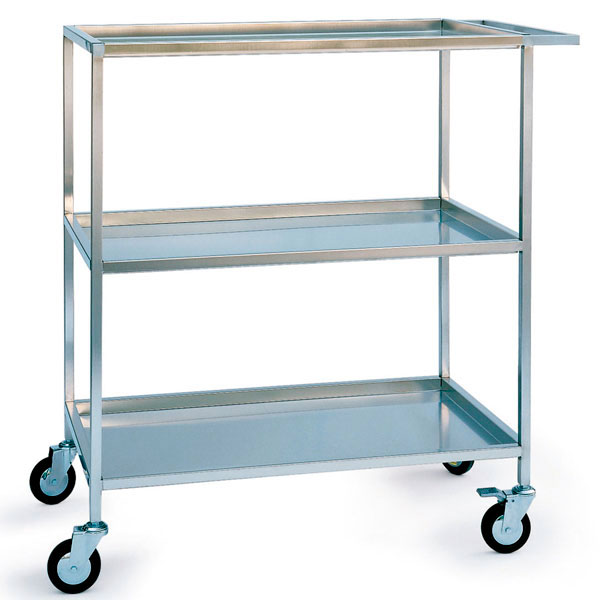 MEDIWARE Stainless steel Instrument trolley
