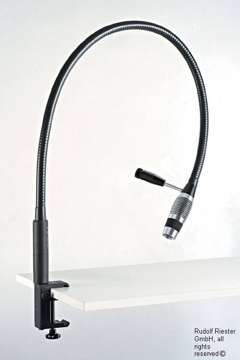 RIESTER ri-magic LED Untersuchungsleuchte mit Universalklemme Tischmodell